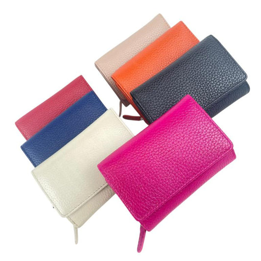 Cartera de piel para mujer