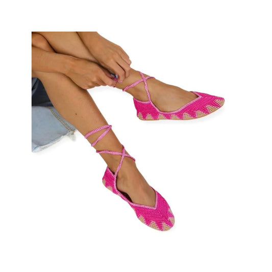 Bailarinas Artesanales De Crochet Para Mujer