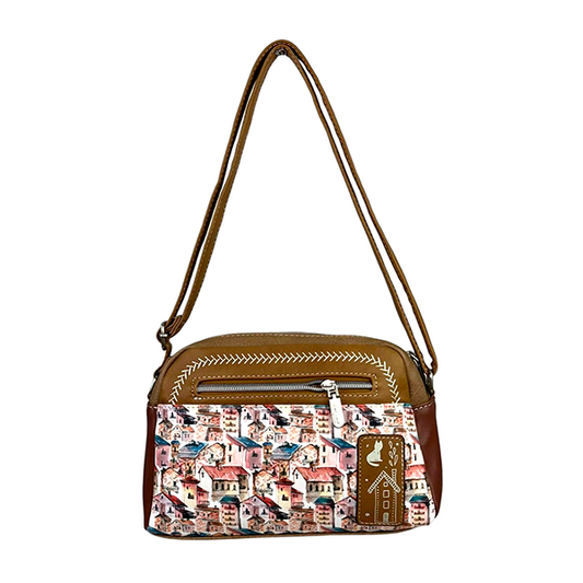 Bolso Bandolera Sweet Candy con Bolsillos Exteriores para Mujer