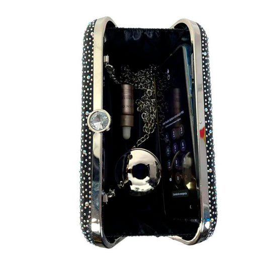 Bolso Clutch Fiesta con Brillantes Incrustados