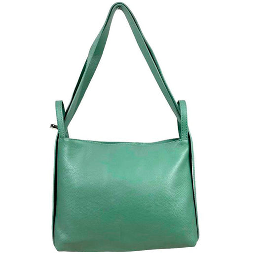 Bolso Convertible en Mochila Piel Italiana para Mujer