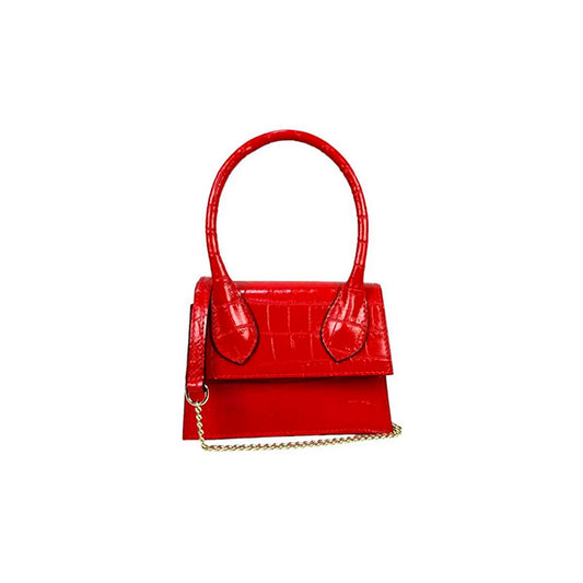 Bolso de Mano de Piel Pequeño Elegante