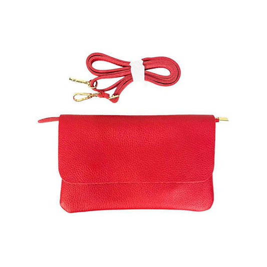 Bolso de Mano Sobre de Piel de Grano