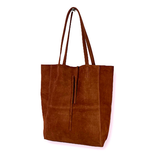 Bolso Shopper Piel de Serraje Italiano