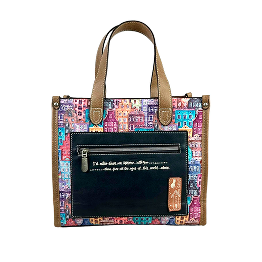 Bolso Tote Sweet Candy con Bolsillo Trasero para Mujer