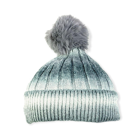Gorro Tie Dye con Pompón para Invierno