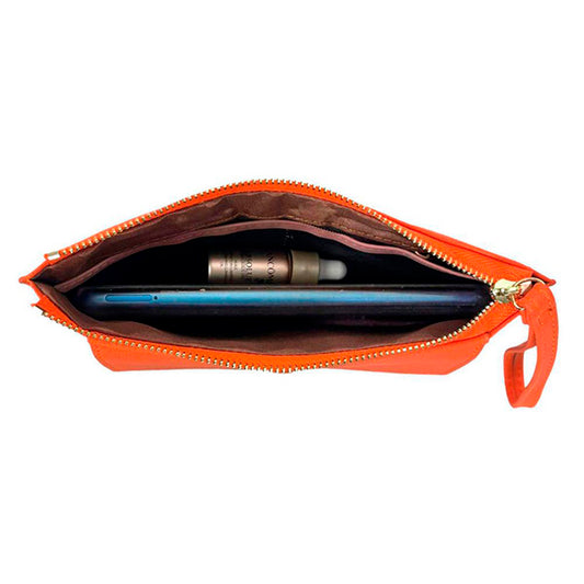 Monedero Grande con Asa para la Muñeca y Solapa