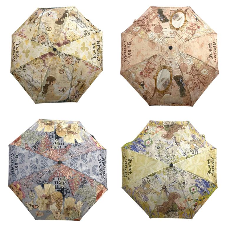 Paragua Sweet candy con funda y caja de regalo