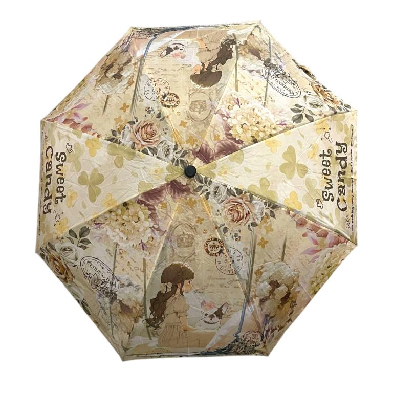 Paragua Sweet candy con funda y caja de regalo