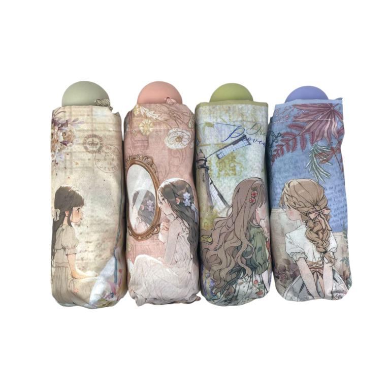 Paragua Sweet candy con funda y caja de regalo