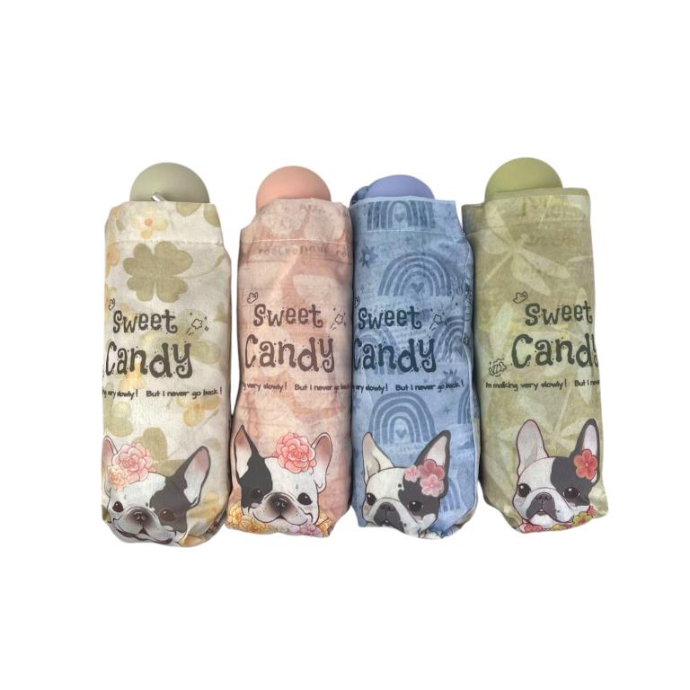 Paragua Sweet candy con funda y caja de regalo