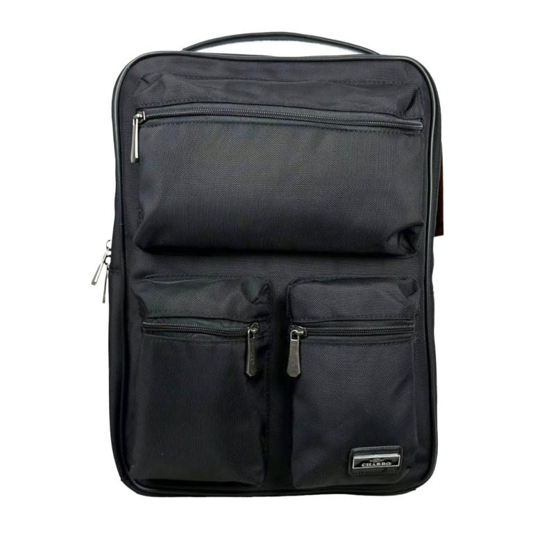 Mochila de nailon de caballero con marca Charro