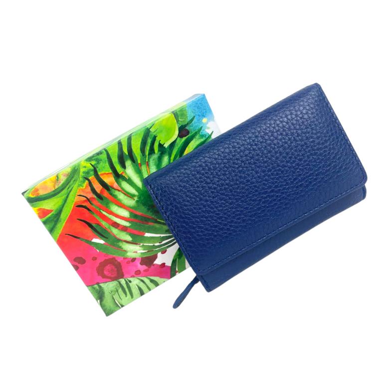 Cartera de piel para mujer