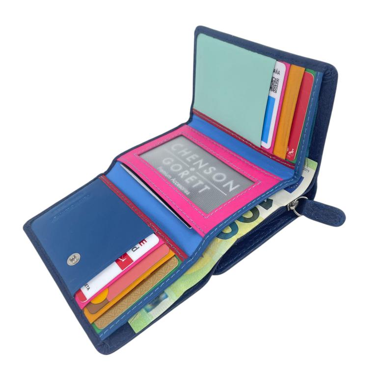 Cartera de piel para mujer