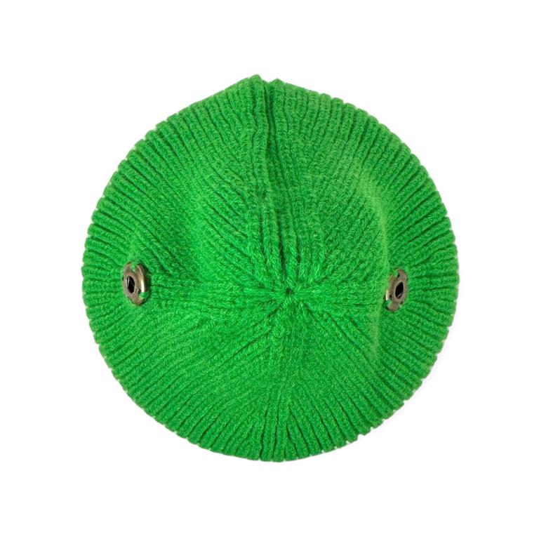 Gorro de lana y cachemire con 2 pompom,regalo