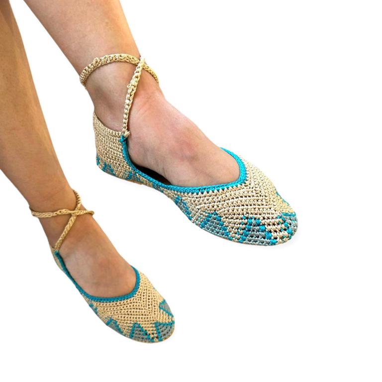 Bailarinas Artesanales De Crochet Para Mujer