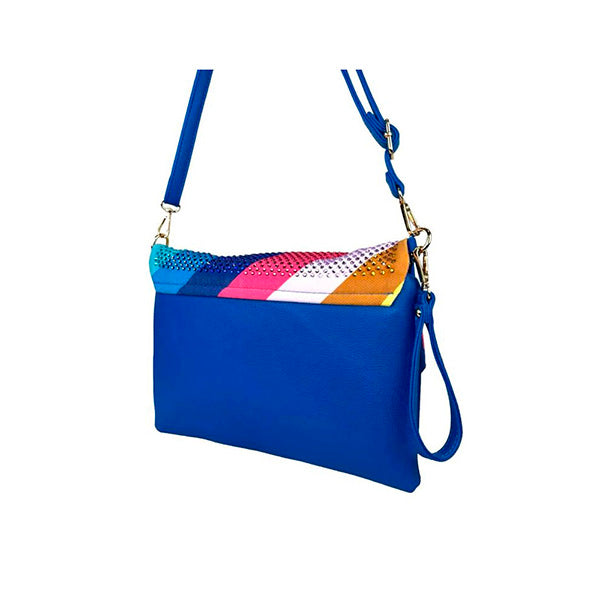 Bolso Bandolera Multicolor con Piedras