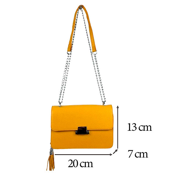 Bolso Bandolera para Mujer con Detalles de Flecos