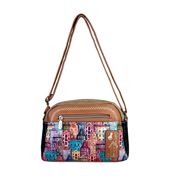 Bolso Bandolera Sweet Candy con Bolsillos Exteriores para Mujer