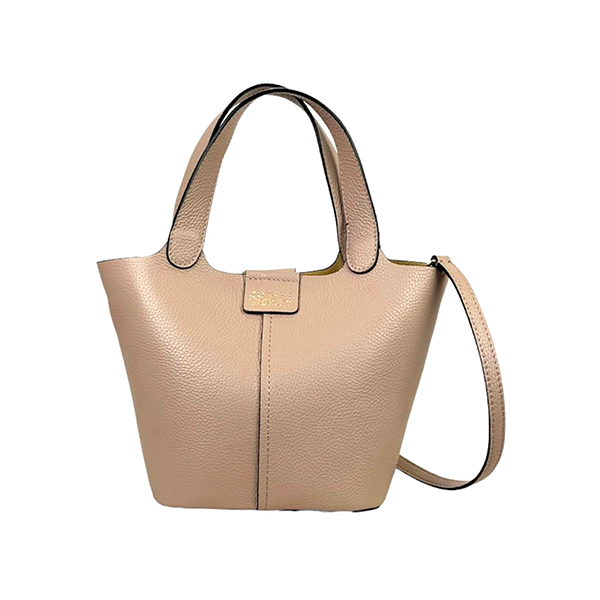 Bolso Bucket de Piel Elegante con Bolso Interior para Mujer