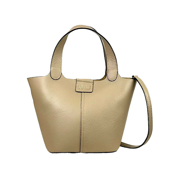 Bolso Bucket de Piel Elegante con Bolso Interior para Mujer