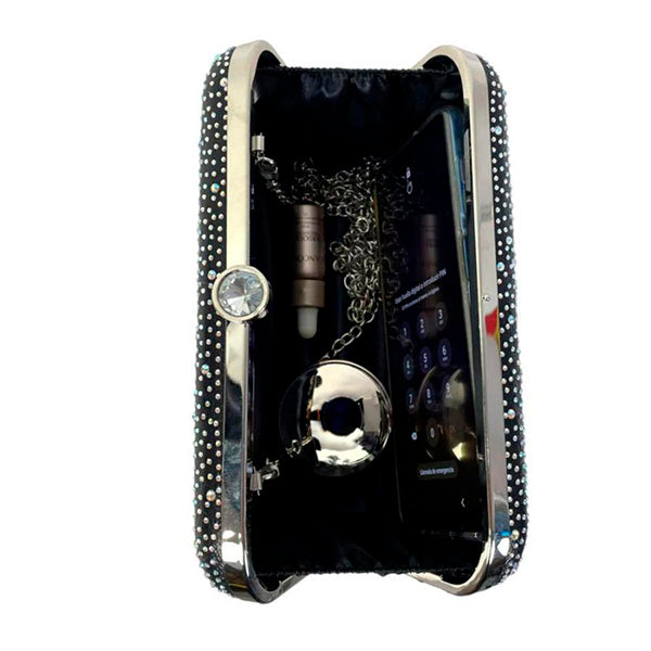 Bolso Clutch Fiesta con Brillantes Incrustados