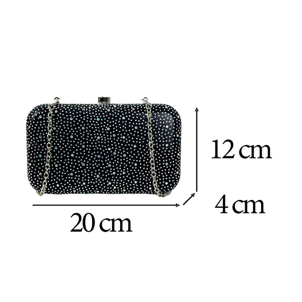 Bolso Clutch Fiesta con Brillantes Incrustados