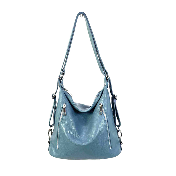 Bolso Convertible en Mochila Piel Auténtica