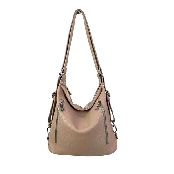 Bolso Convertible en Mochila Piel Auténtica