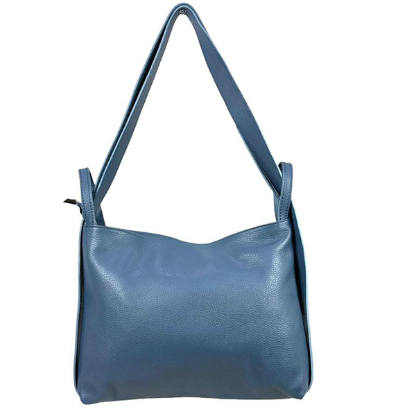 Bolso Convertible en Mochila Piel Italiana para Mujer