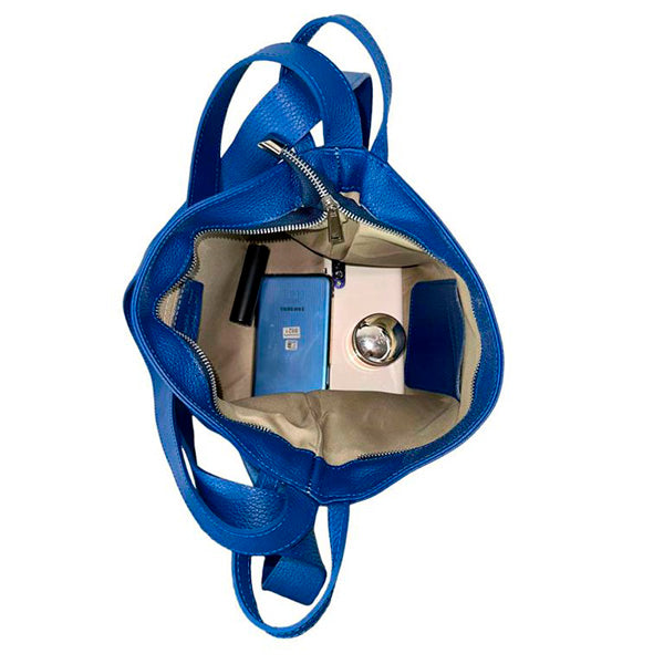 Bolso Convertible en Mochila Piel Italiana para Mujer