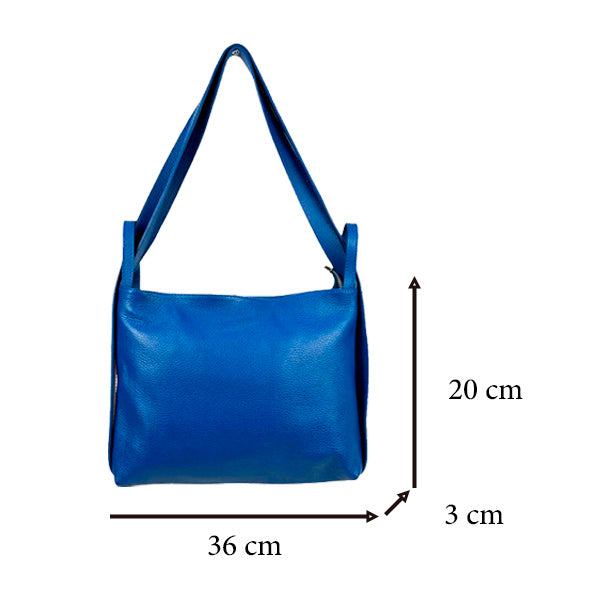Bolso Convertible en Mochila Piel Italiana para Mujer
