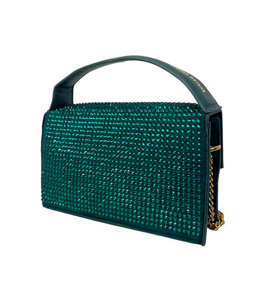 Bolso de Fiesta Elegante con Asa de Mano y Cadena