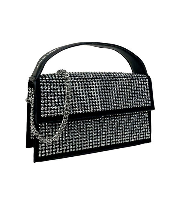 Bolso de Fiesta Elegante con Asa de Mano y Cadena