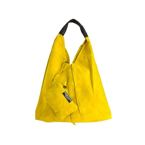 Bolso de Hombro Piel de Serraje con Monedero Adicional