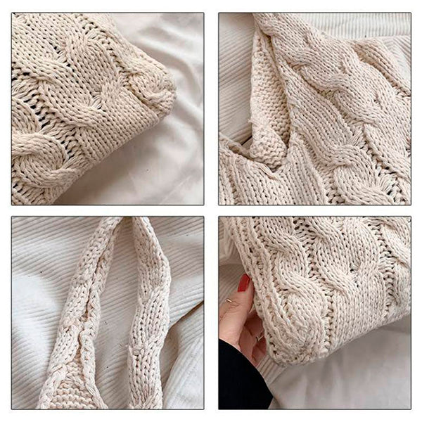 Bolso de Hombro Ganchillo Italiano para Mujer