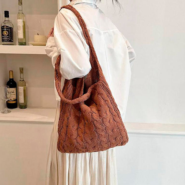 Bolso de Hombro Ganchillo Italiano para Mujer