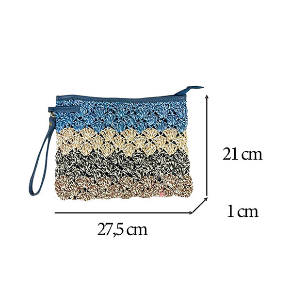 Bolso de Mano Clutch de Papel para la Playa