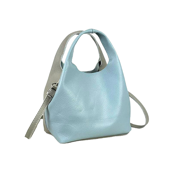 Bolso De Mano de Piel con Bolsito Organizador