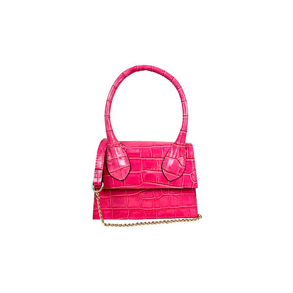 Bolso de Mano de Piel Pequeño Elegante