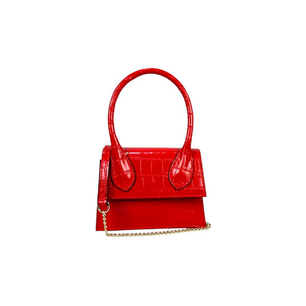 Bolso de Mano de Piel Pequeño Elegante