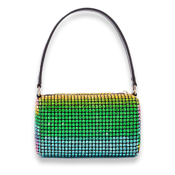 Bolso de Mano para Fiesta Pequeño con Piedras Brillantes