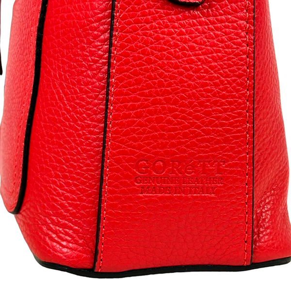 Bolso de Mano Piel con Bolsillo Delantero