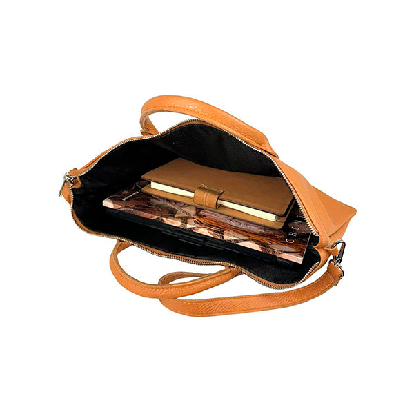 Bolso de Mano Piel Italiana Elegante para Mujer