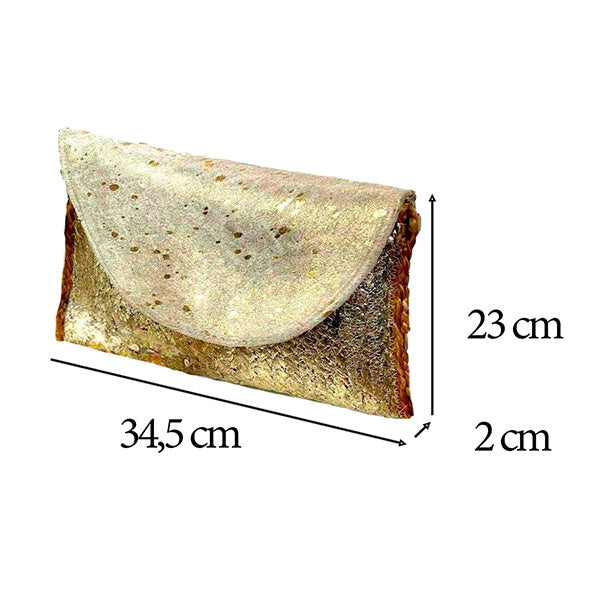 Bolso de Mano Rafia y Piel Estilo Boho Grande