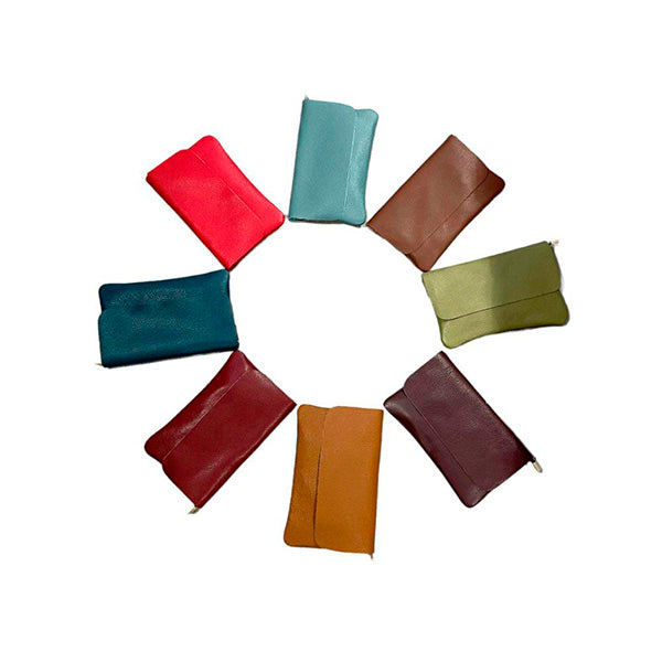 Bolso de Mano Sobre de Piel de Grano