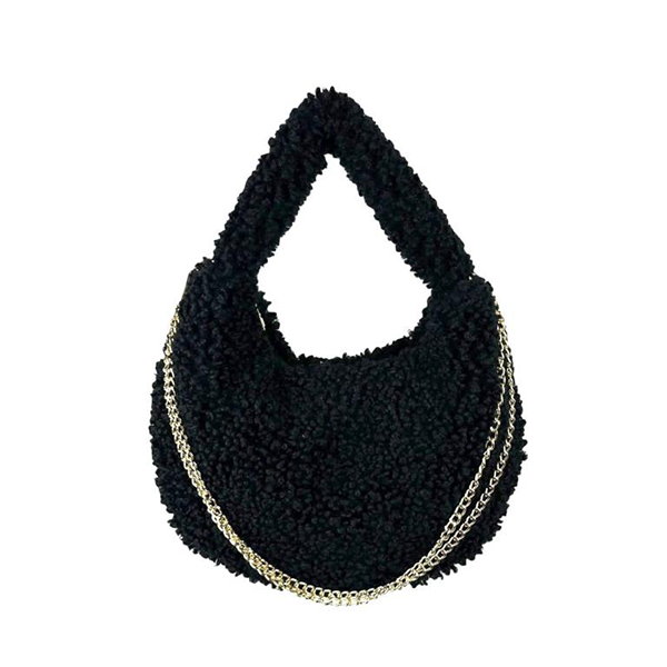 Bolso Borreguito de Hombro con Cadena