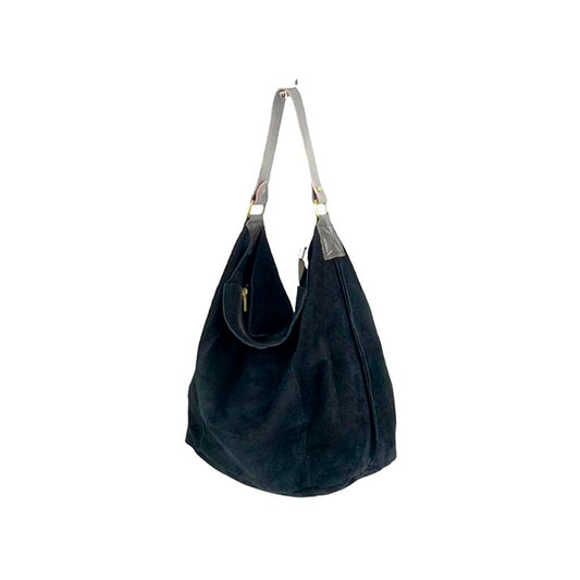 Bolso Hobo Piel Italiana de Serraje