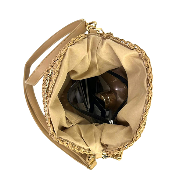 Bolso de Hombro de Papel Estilo Bucket