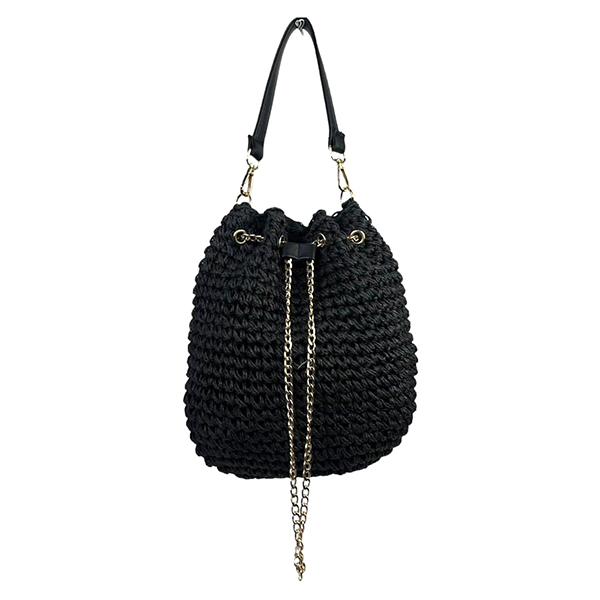 Bolso de Hombro de Papel Estilo Bucket